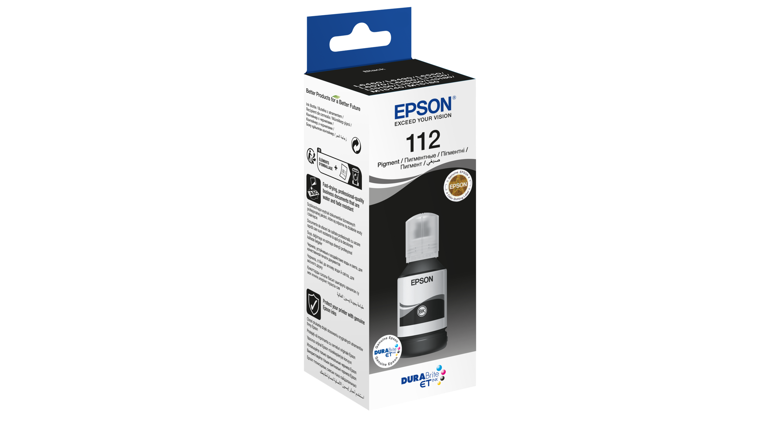 EPSON T06C14 (112) EcoTank Black Siyah Şişe Mürekkep 127 ml - C13T06C14A