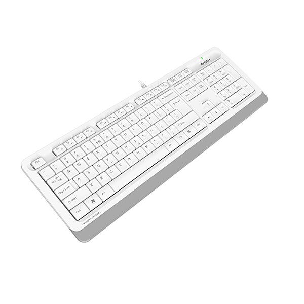 A4 Tech FK10 USB Kablolu Q Multimedia Klavye Beyaz - FK10 Beyaz