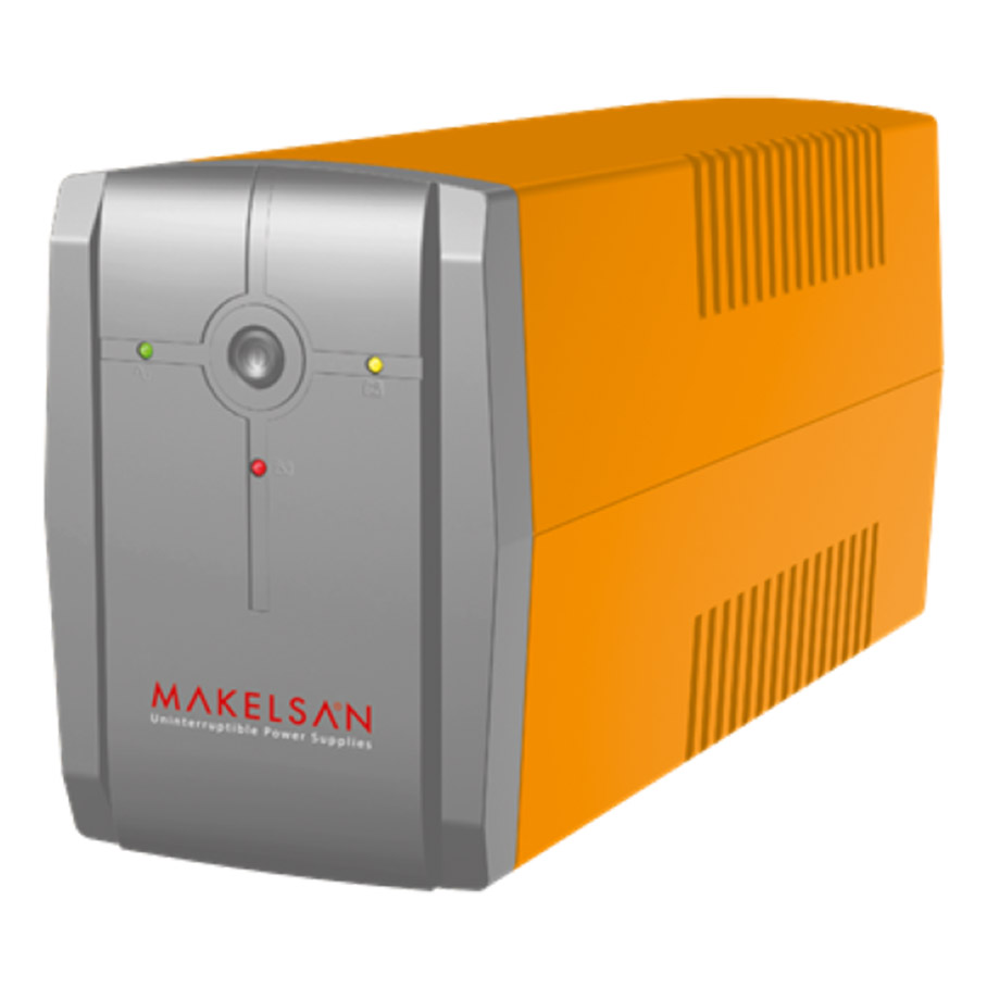 MAKELSAN Lion 650VA 1x7AH 5-10 Dk Line Interactive UPS - MU00650L11EA005