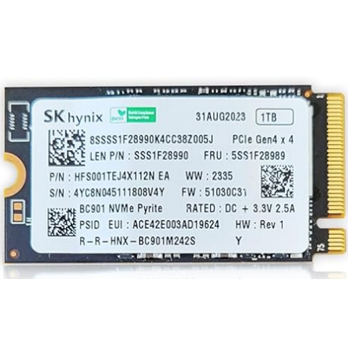 SKHYNIX HFS001TEJ4X112N M.2 1TB PCIe + NVMe SSD Disk (22x42mm) Kutusuz - 37678