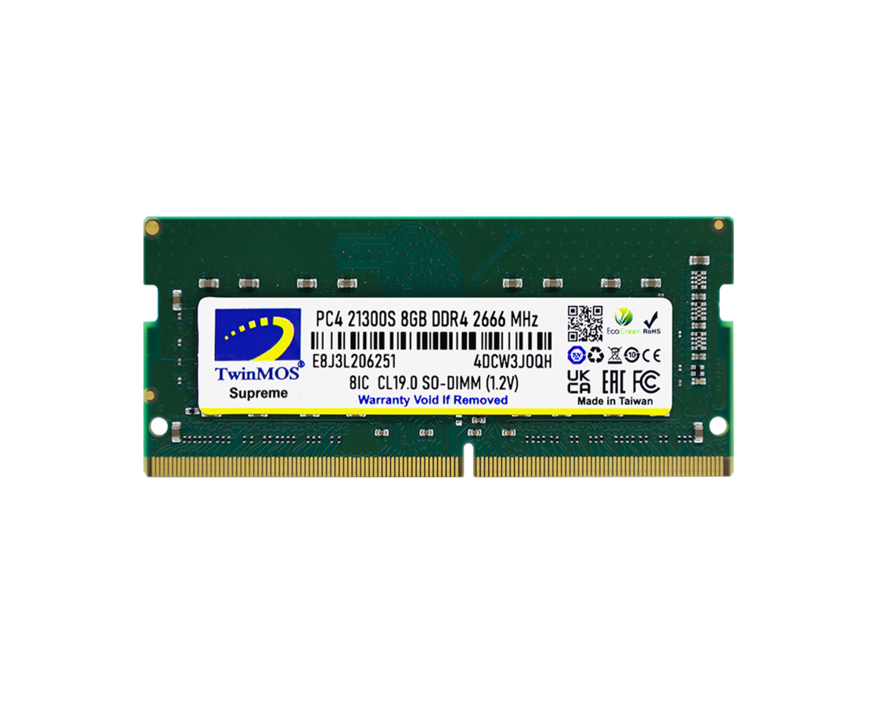 TWINMOS MDD48GB2666N 8GB DDR4 2666Mhz Notebook Bellek - 29539