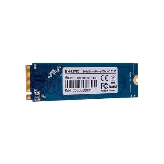 HI-LEVEL HLV-M2PCIeSSD2280/1T M.2 1TB (3300/3100MB/s) PCIe + NVMe NVMe SSD Disk - 32111