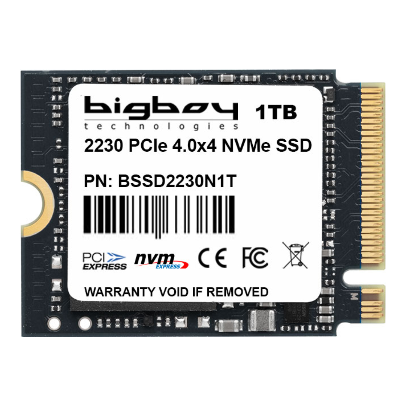 Bigboy 1TB 22x30mm PCIe 4.0 x4 M.2 NVMe Notebook SSD - BSSD2230N1T