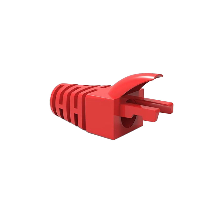 TRKLink PVC RJ45 BOOTS KONNEKTÖR  KIRMIZI JACK KILIFI 50 'li PAKET - TRKLBOKI