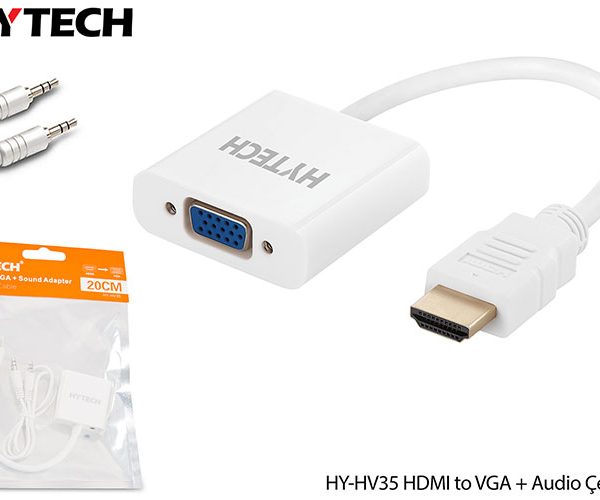 HYTECH HY-HV35 HDMI to VGA + Audio Çevirici - HY-HV35