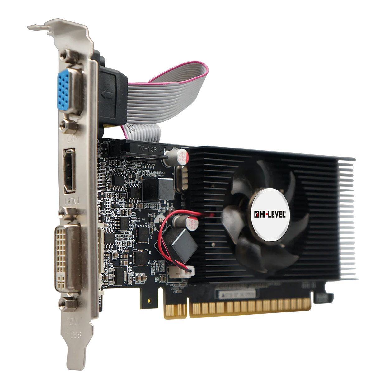 1 GB HI-LEVEL GEFORCE GT210 DDR3 64Bit Single Fan HDMI/DVI/VGA - HLV210D31G64S