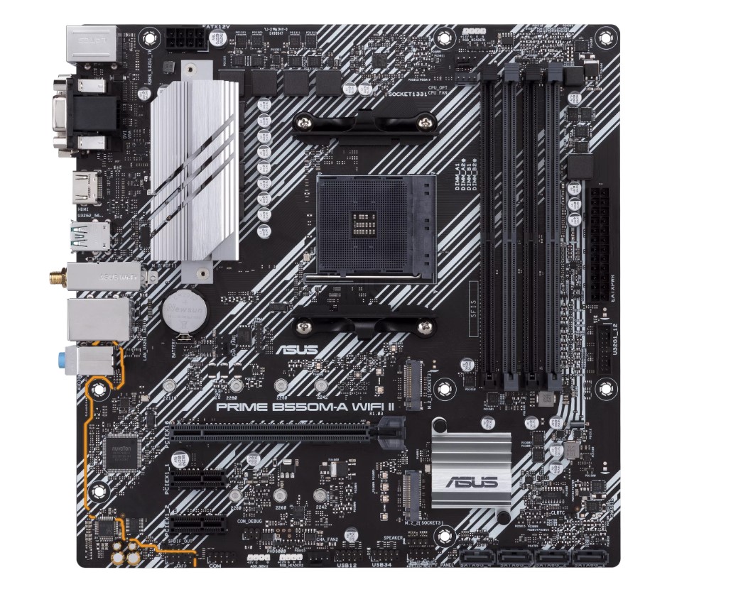 Asus PRIME B550M-A WIFI II B550 DDR4 USB3.2 M.2 HDMI/DVI/VGA PCI 4.0 AM4 Anakart - Bbi.Isl.Ank.Amd.0023