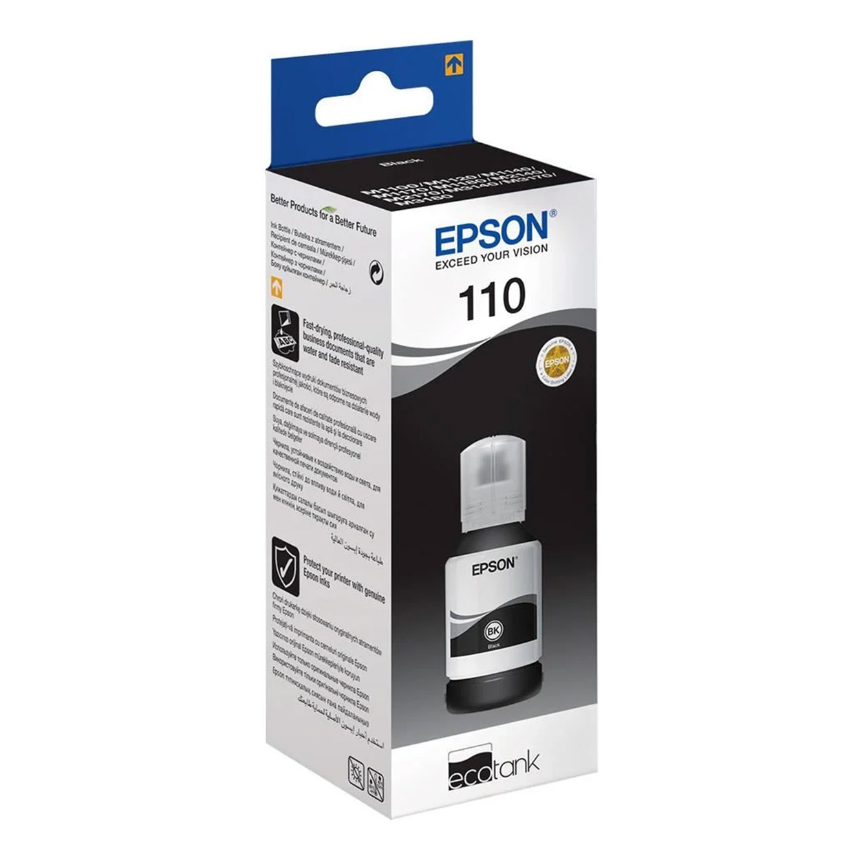 EPSON T03P14A (110) EcoTank Pigment Siyah Şişe Mürekkep 120 ml - C13T03P14A