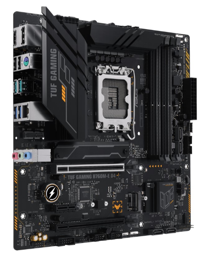 Asus TUF GAMING B760M-E D4 B760 DDR4 M.2 USB3.2 DP/HDMI PCI 4.0 1700p Anakart - Bbi.Isl.Ank.Int.0066