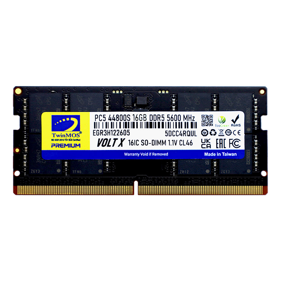 TwinMOS Sodimm DDR5 16 GB 5600MHz CL46 Notebook Ram - TMD516GB5600S46