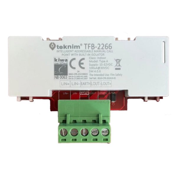 TEKNİM TFB-2266 ADRESLİ DAHİLİ İZOLATÖRLÜ TEKRAR BUTON - TFB-2266