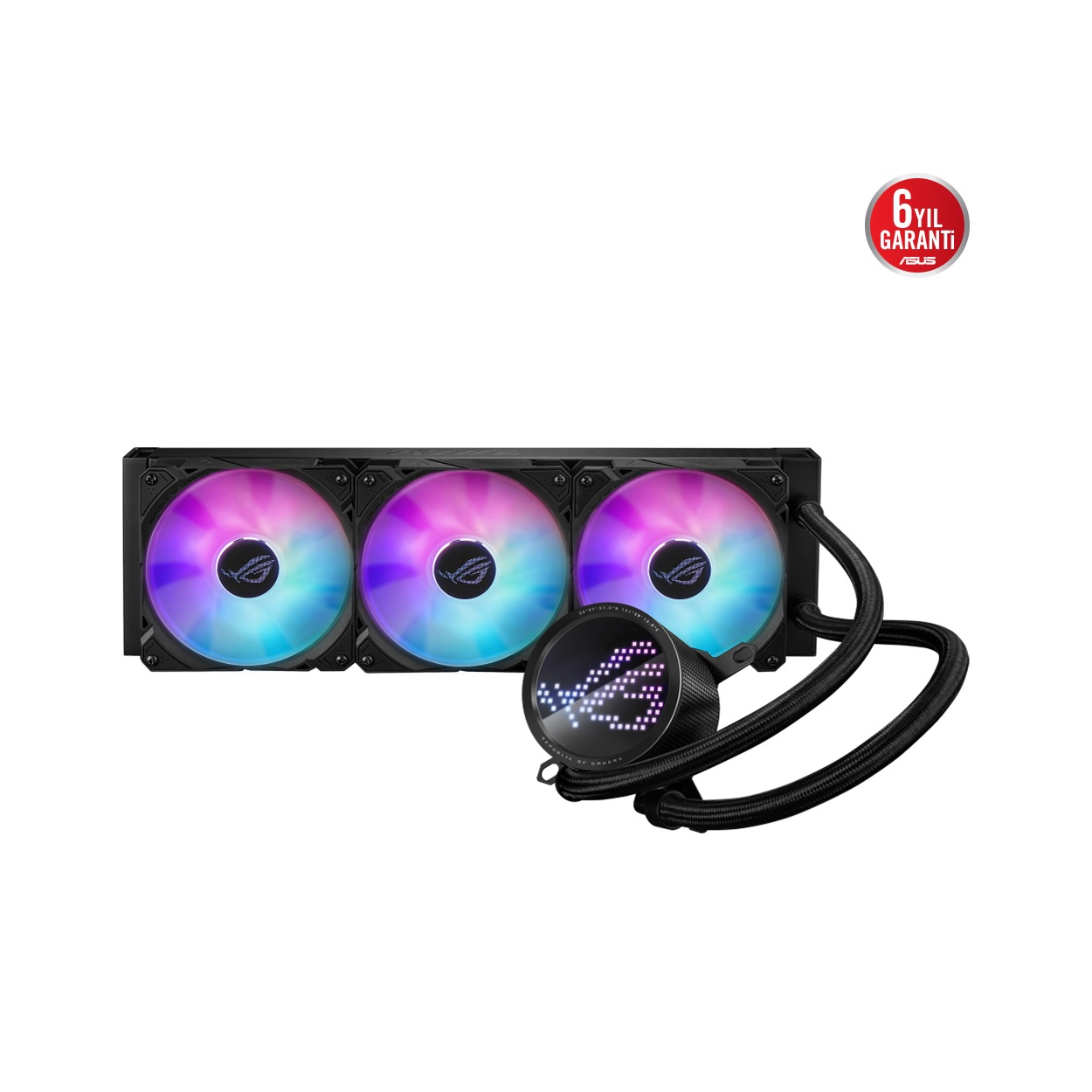 Asus ROG RYUO III 360 ARGB ANIME MATRIX Led Ekran Adreslenebilir RGB Fan - Bbi.Isl.Sog.0033
