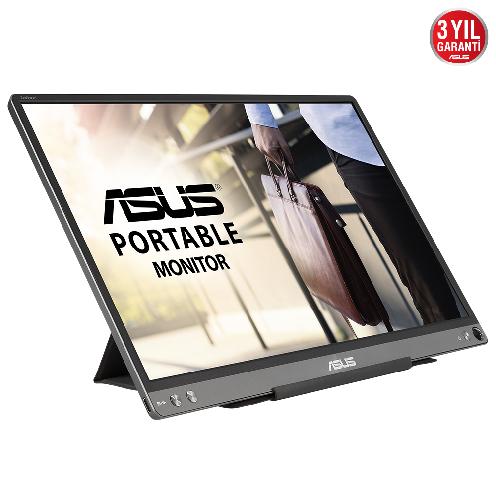 15.6" Asus MB16ACE 5Ms IPS Taşınabilir USB Type-C Monitör - 90LM0381-B04170
