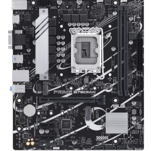 Asus PRIME B760M-K B760 DDR5 M.2 USB3.2 HDMI/VGA PCI 4.0 1700p Anakart - Bbi.Isl.Ank.Int.0067