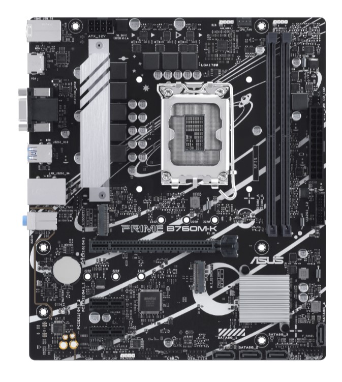 Asus PRIME B760M-K B760 DDR5 M.2 USB3.2 HDMI/VGA PCI 4.0 1700p Anakart - Bbi.Isl.Ank.Int.0067