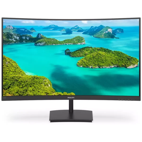 Philips 23.6 241E1SCA/00 FullHD 75Hz 4ms Hdmi/Vga (1500R) Kavisli Monitör - Gor.Mon.0024
