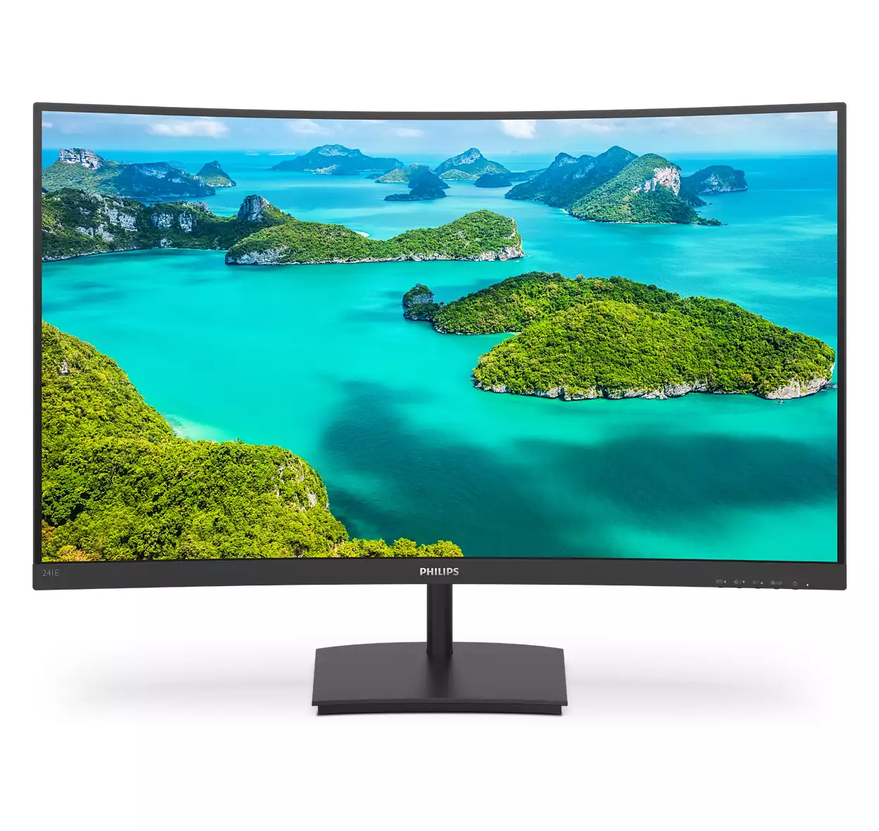 Philips 23.6 241E1SCA/00 FullHD 75Hz 4ms Hdmi/Vga (1500R) Kavisli Monitör - Gor.Mon.0024