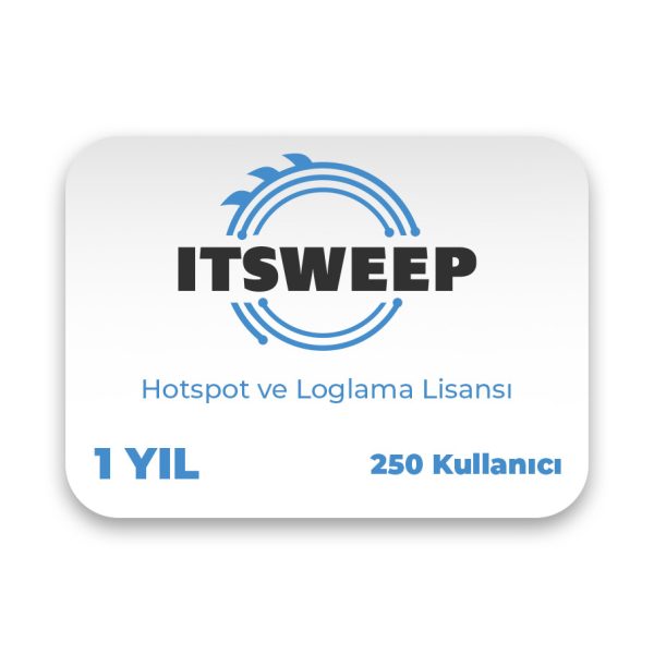 ITSWEEP HS1-250 Hotspot ve Loglama Lisansı - 1 Yıl (250 Kullanıcı) - HS1-250