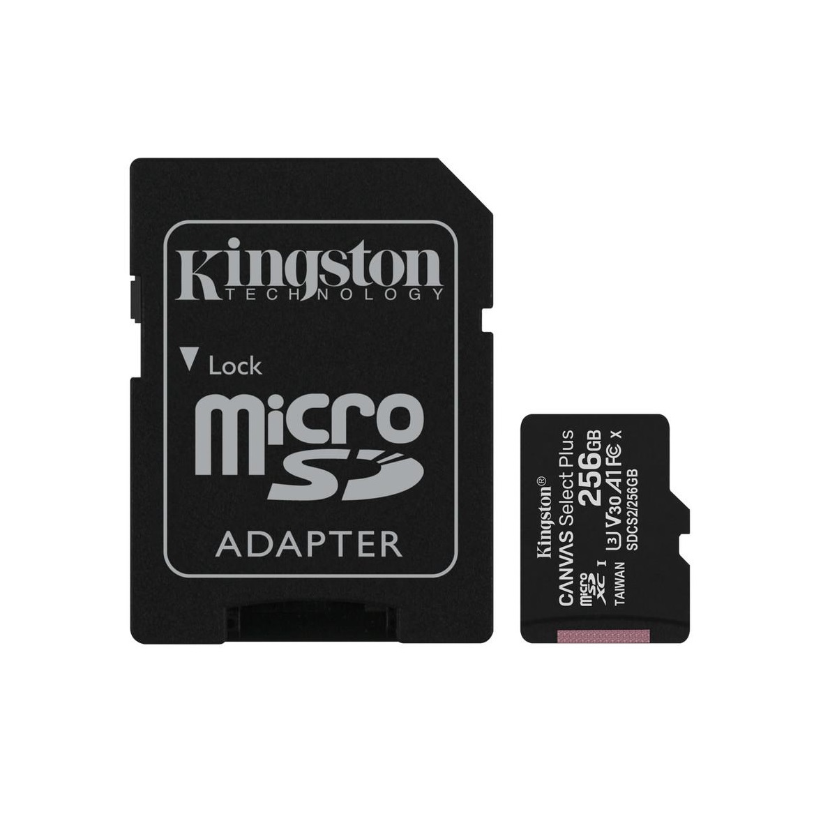 Kingston 256GB Micro SDHC Canvas  [SDCS2/256GB] - SDCS2/256GB
