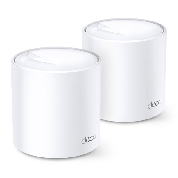 Tp-Link Deco X20(2-pack) AX1800 Whole Home Mesh Wi-Fi 6 System (2X)(Menzil Geniş - Net.Acc.Men.0005