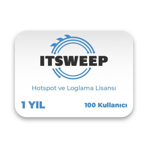 ITSWEEP HS1-100 Hotspot ve Loglama Lisansı - 1 Yıl (100 Kullanıcı) - HS1-100