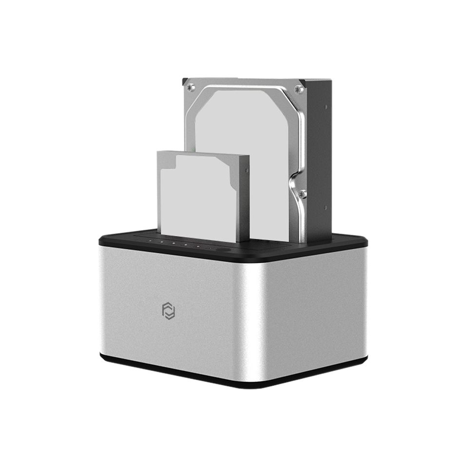 Frisby FHC-3575A Çift 3.5"/2.5" SATA USB3.0 Alüminyum Disk İstasyonu - Aks.Tas.Dis.0004