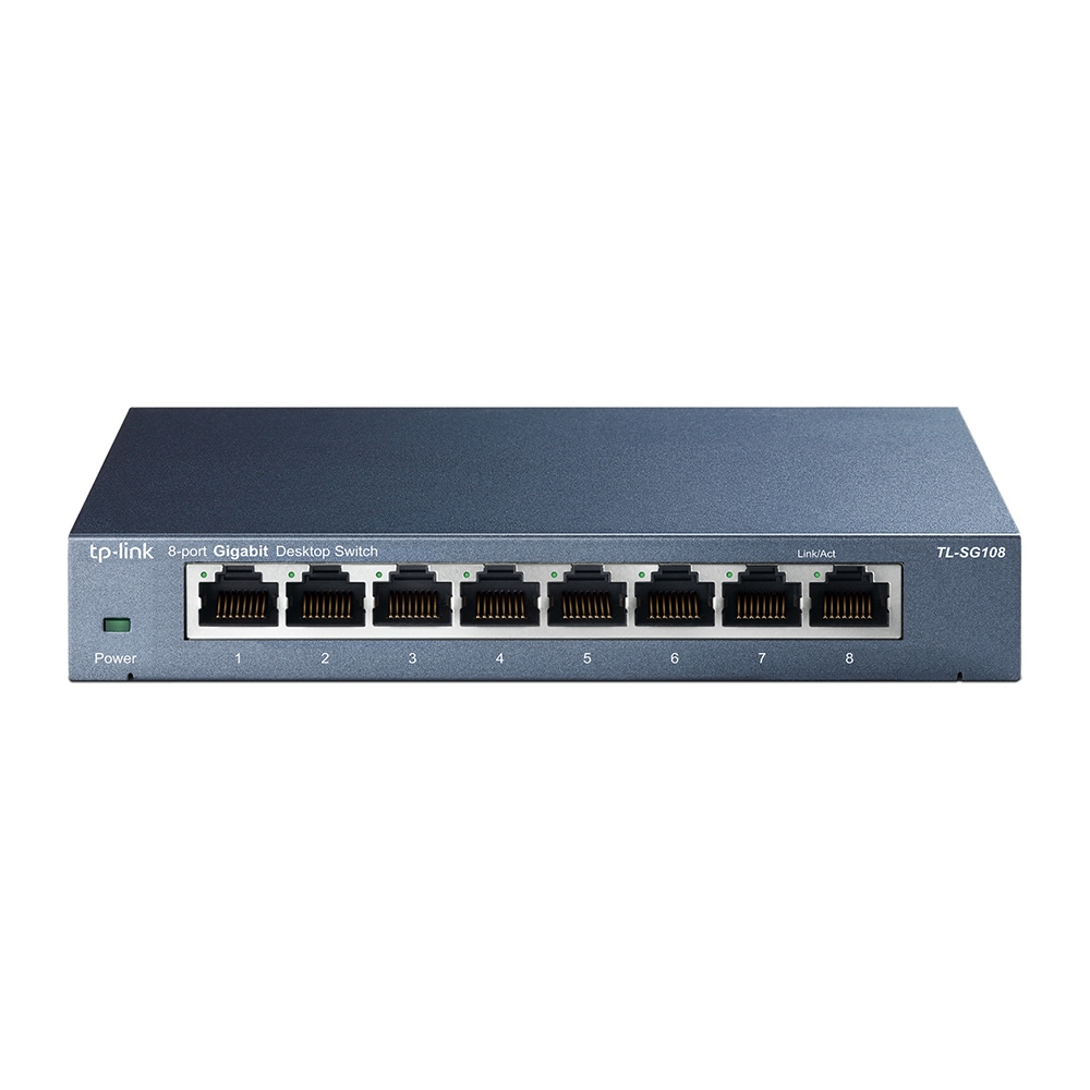 Tp-Link 8Port TL-SG108 Gigabit Desktop Metal Switch - TL-SG108