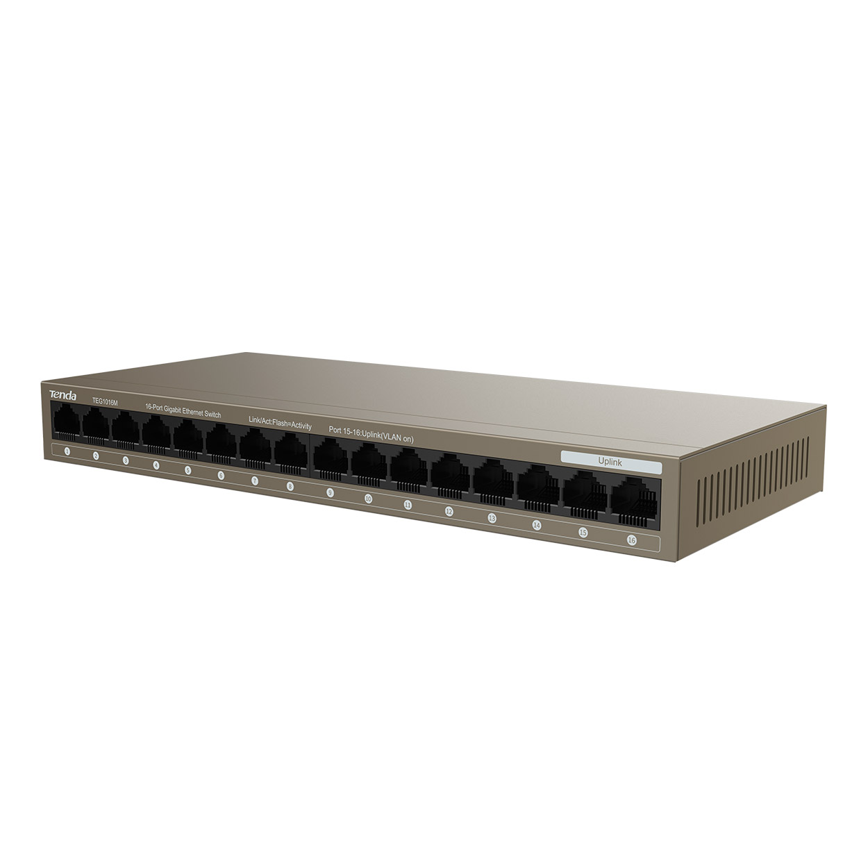 TENDA TEG1016M 16GE Port Desktop Switch - TEG1016M