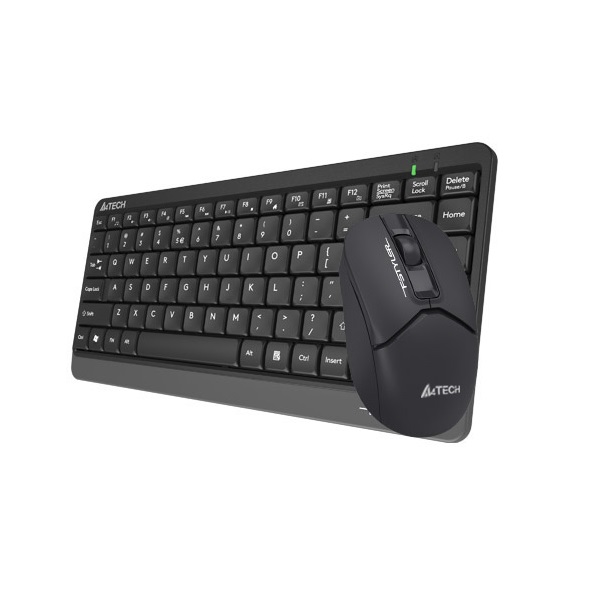 A4-Tech FG1112 MM Kablosuz Q Mini Klavye Mouse Set - FG1112 Siyah