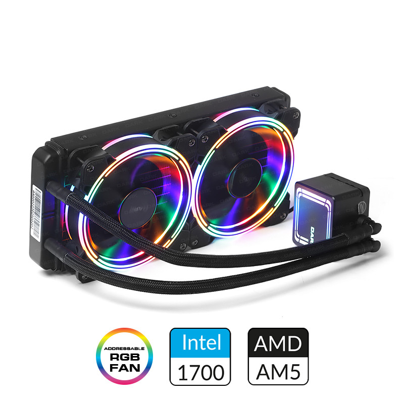 Dark AquaForce W246 240mm Fixed RGB Led'li Sıvı Soğutma [DKCCW246] - DKCCW246