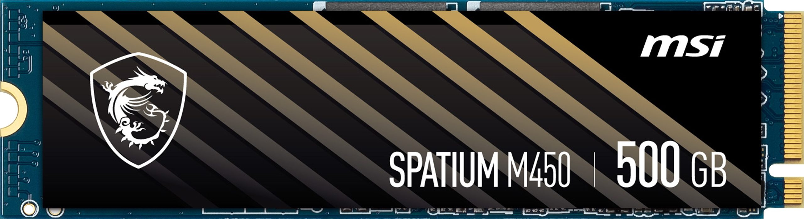 MSI 500GB SPATIUM M450 PCIe 4.0 NVMe M.2 500GB M2 SSD 3600-2300MB/s - SPATIUM M450 PCIE 4.0 NV