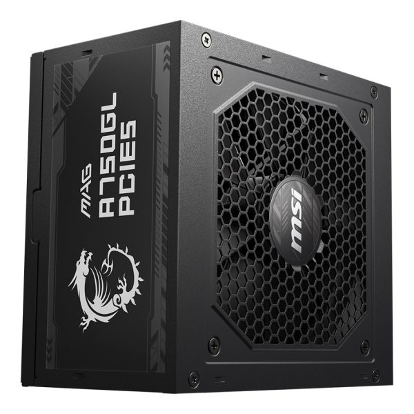 MSI MAG A750GL PCIE5 750W 80+ GOLD POWER SUPPLY - MAG A750GL PCIE5