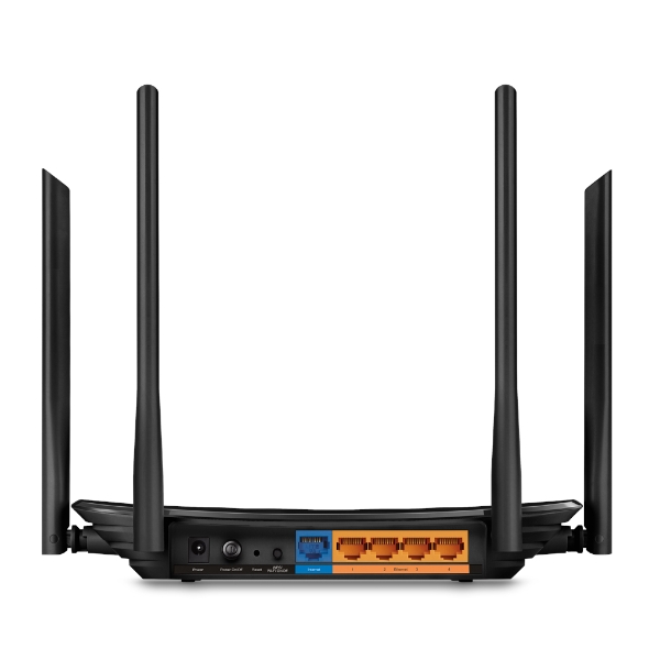 Tp-Link Archer C6 5Port 1200Mbps Kablosuz Dual Band Gigabit Router - Archer C6