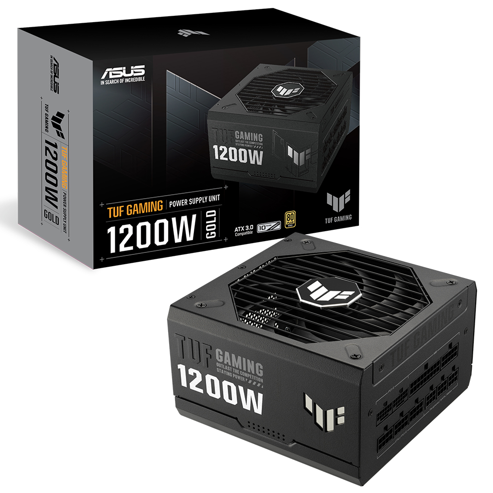 Asus TUF-GAMING-1200G 80+ GOLD 1200W Modüler ATX 3.0 Uyumlu ( 10 Yıl Garanti ) - Bbi.Isl.Kas.Psu.0022