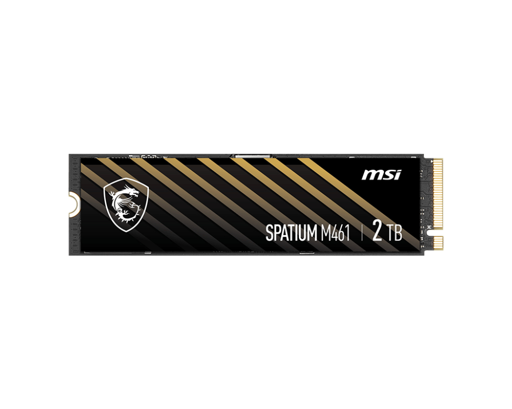 MSI 2TB SPATIUM M461 PCIe 4.0 NVMe M.2 2TB SSD 5000-4200MB/s - SPATIUM M461 PCIe 4.0 NV