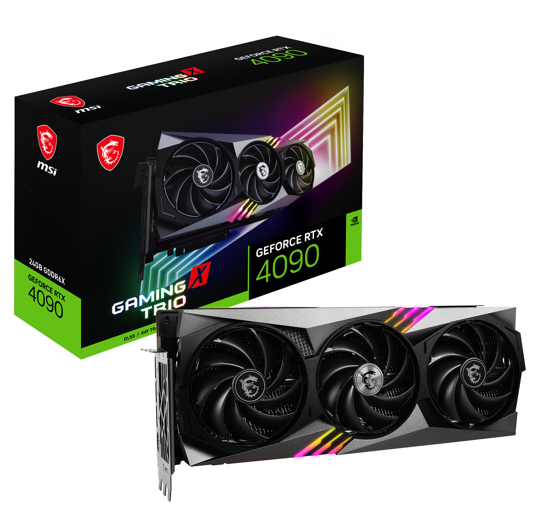 MSI 24GB GEFORCE RTX 4090 GAMING X TRIO 24G GDDR6X [384bit] HDMI 3xDP - RTX 4090 GAMING X TRIO 2