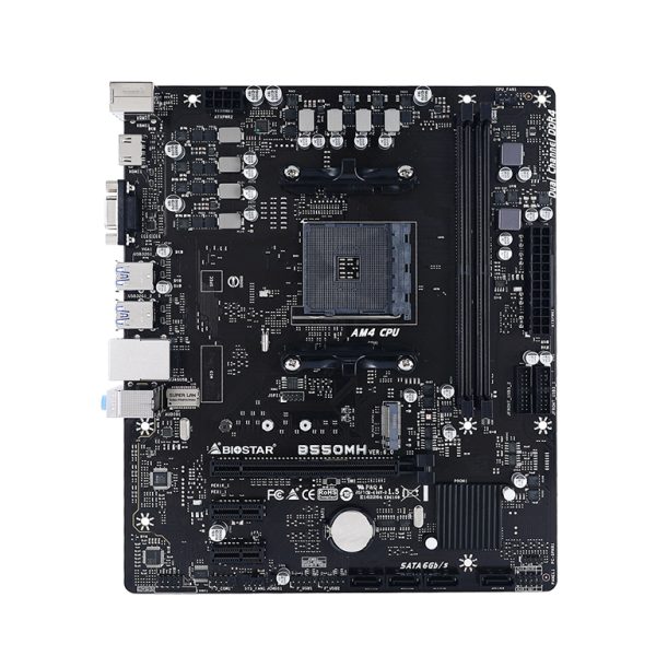 Biostar B550MH AMD B550 DDR4 M.2 USB 3.2 HDMI/VGA PCI 4.0 AM4 Anakart - Bbi.Isl.Ank.Amd.0059