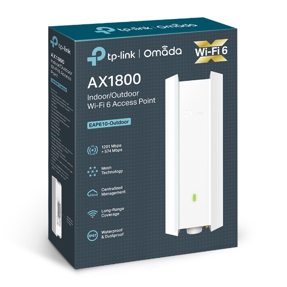Omada EAP610-Outdoor AX1800 Indoor/Outdoor Dual-Band Wi-Fi 6 (AP) - Net.Acc.Dis.0003