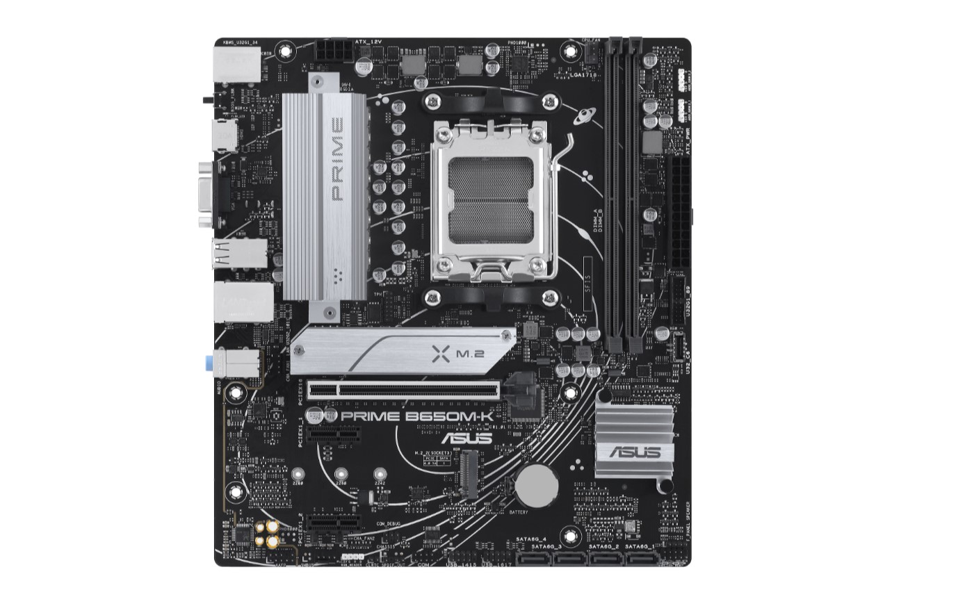 Asus PRIME B650M-K B650 DDR5 M.2 HDMI/VGA PCI 5.0 AM5 Anakart - Bbi.Isl.Ank.Amd.0038