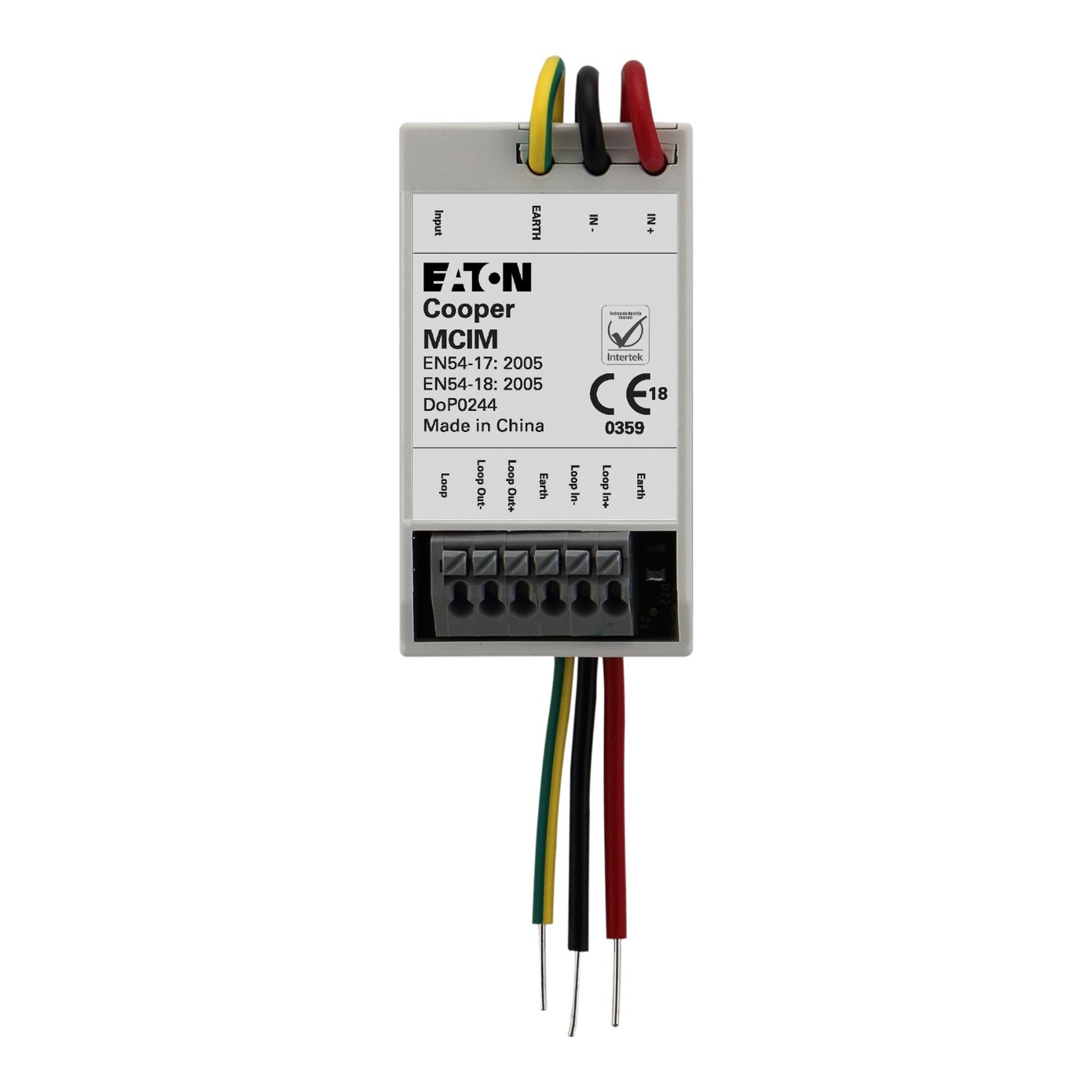 COOPER MCIM Elektronik Adreslenebilir Mini Giriş İzleme Modülü COOPER MCIM Elektronik Adreslenebilir Mini Giriş İzleme Modülü