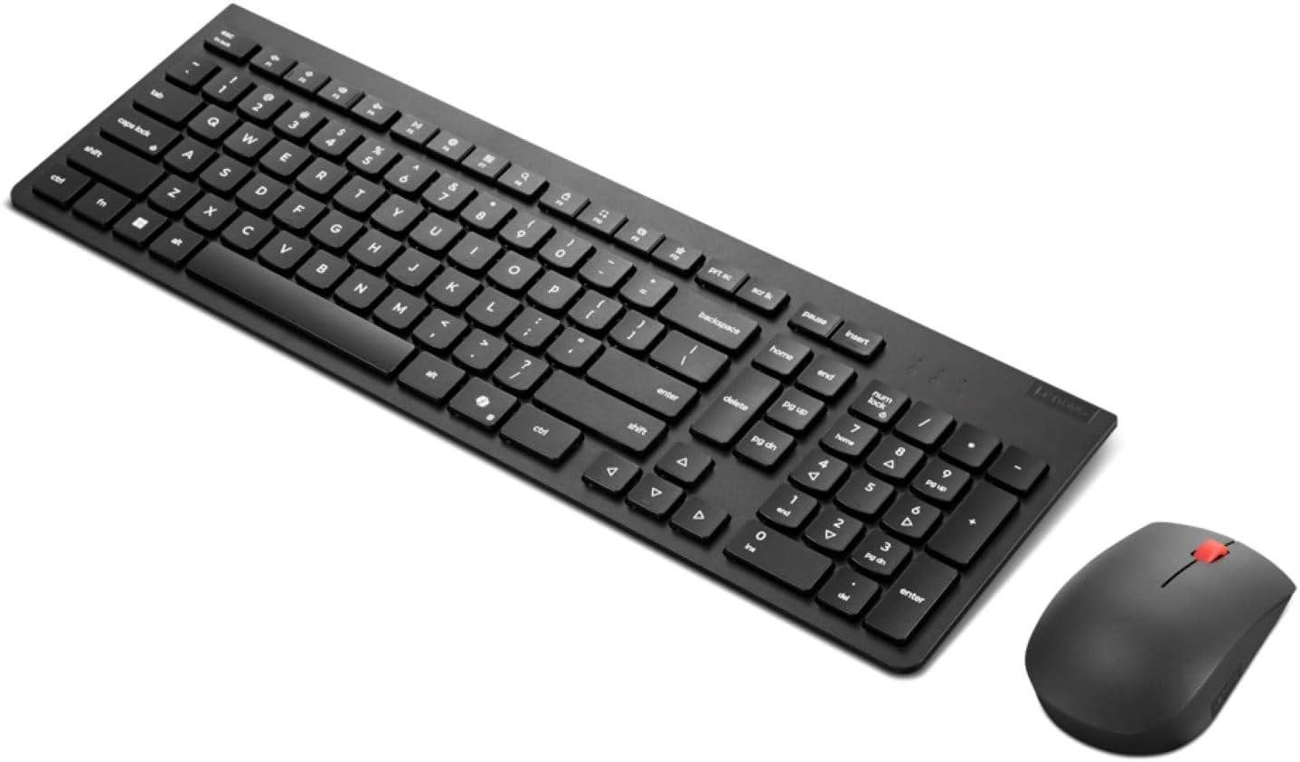 LENOVO 4X31N50744 Q Türkçe Kablosuz Siyah Essential Klavye + Mouse Seti - 38022