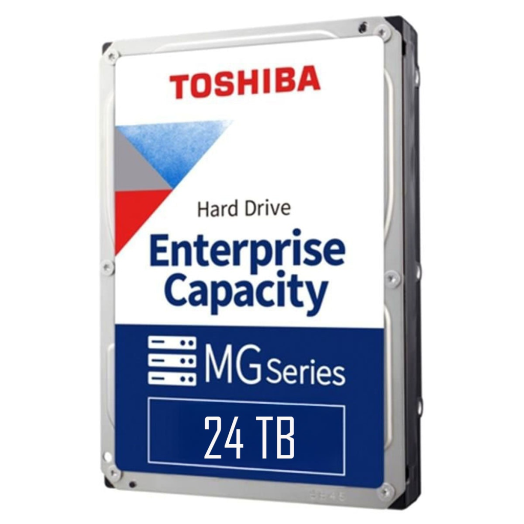 TOSHIBA MG11ACA24TE MG Series 3.5" 24TB 7200rpm 1024MB SATA Enterprise 7/24 Harddisk - 39548
