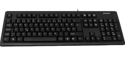 A4 TECH KM-720F F Türkçe USB Standart Siyah Klavye - 16258
