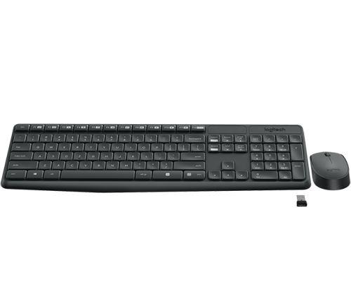 LOGITECH MK235 Q Türkçe Kablosuz Siyah Klavye+ Mouse - 18658