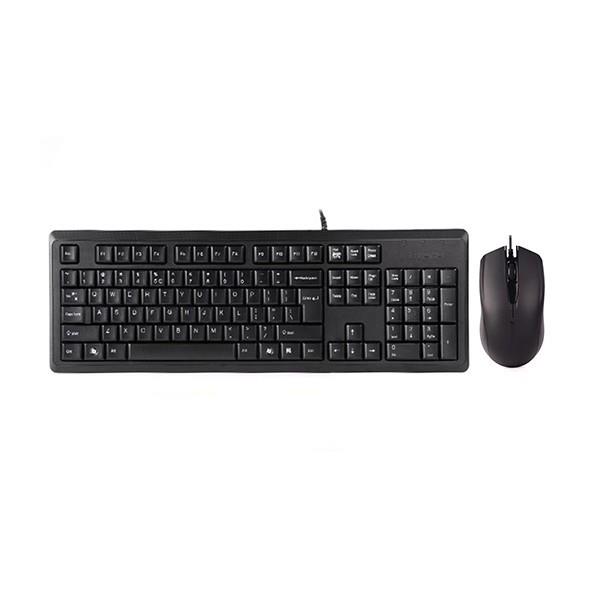 A4 TECH KR-9276 Q Türkçe USB Standart Siyah Klavye+ Mouse - 21837