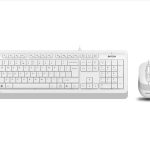 A4 TECH F1010 Q Türkçe USB Multimedya Beyaz 1600dpi Klavye+ Mouse - 23570