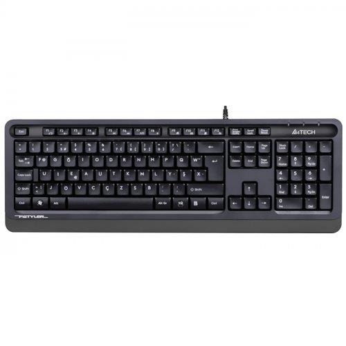A4 TECH FK10 F USB Multimedya Siyah-Gri Klavye - 24324