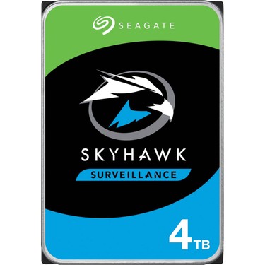 SEAGATE ST4000VX016 SKYHAWK 3.5" 4TB 256mb SATA (2 Yıl Garanti) 7/24 Harddisk - 38364