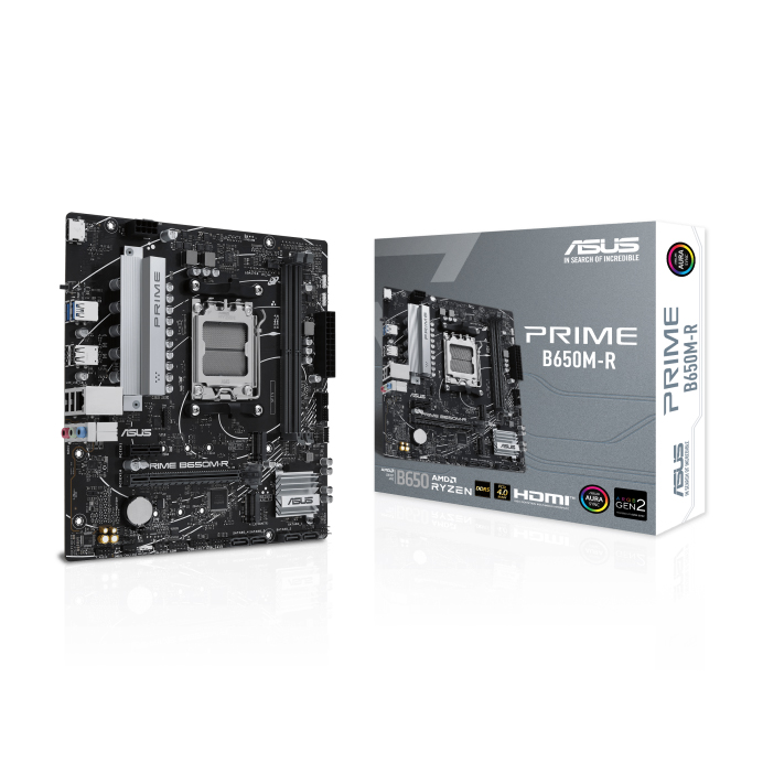 Asus PRIME B650M-R AMD B650 DDR5 M.2 HDMI PCI 4.0 AM5 Anakart - Bbi.Isl.Ank.Amd.0073