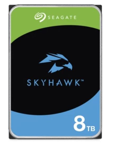SEAGATE ST8000VX010 SKYHAWK 3.5" 8TB 5400rpm 256mb SATA 7/24 Harddisk - 38365
